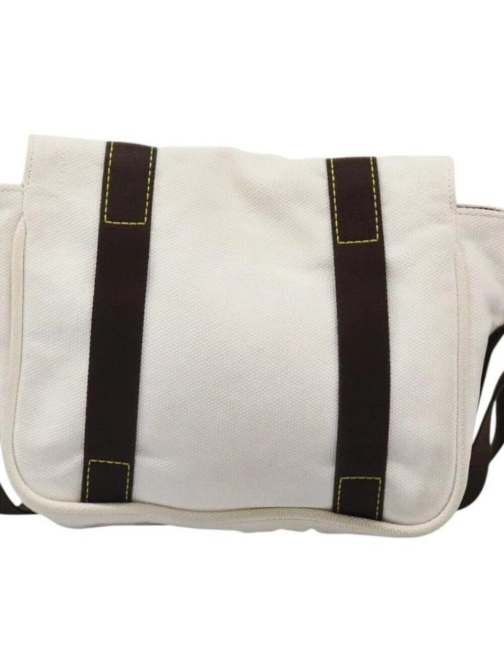 LOUIS VUITTON Antigua Buzas PM Shoulder Bag Canvas White M40042 Auth bs24492 - Picture 2 of 15
